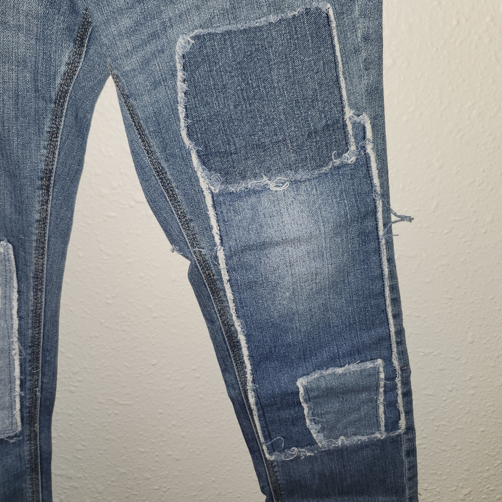 Free People Patchwork Jeans Size 29 - Picture 5 of 10